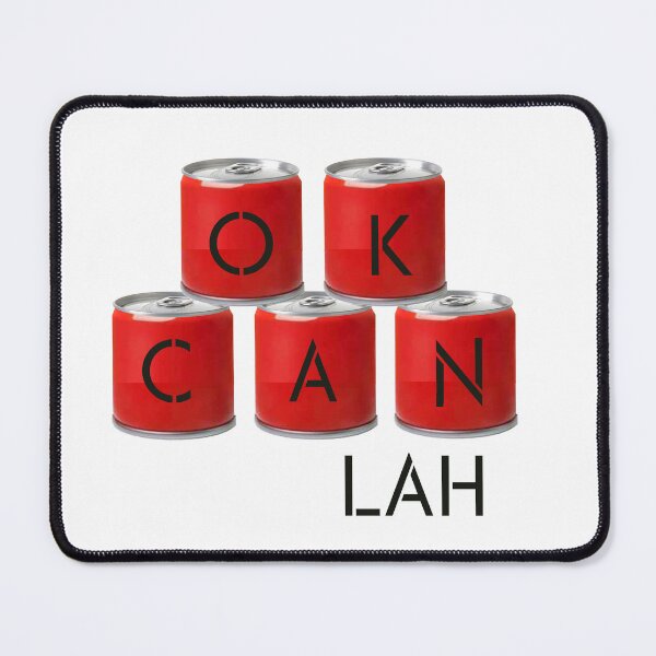 Item preview, Ok can Lah Singlish red Cans  designed and sold by UniqueDesignHub.