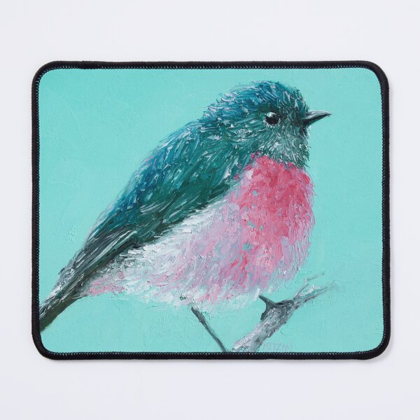 Item preview, Rose Robin Bird painting designed and sold by MatsonArtDesign.