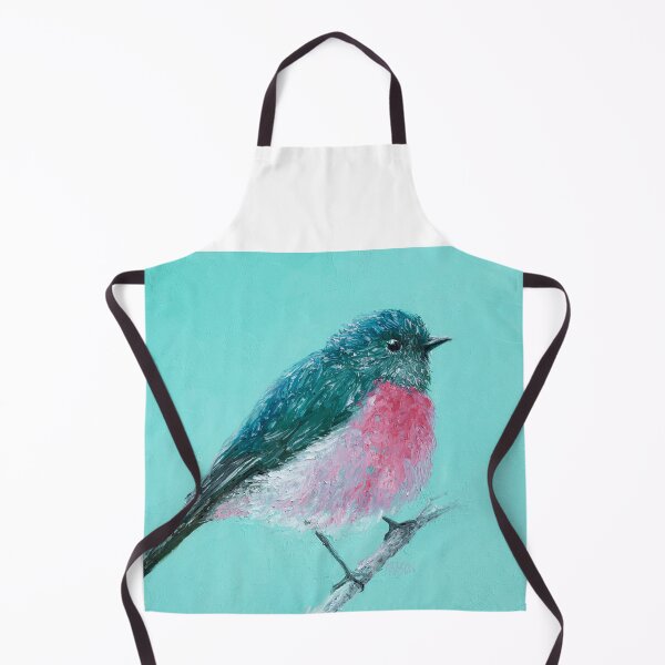 Item preview, Rose Robin Bird painting designed and sold by MatsonArtDesign.