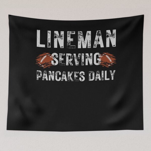 Item preview, Football Lineman Shirt - Serving Pancakes Daily  designed and sold by AVATAR-MANIA.