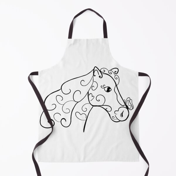 Item preview, Abstract horse and butterfly designed and sold by Antiope33.