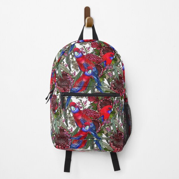 Item preview, Crimson Rosella - Australian Bird Pattern designed and sold by Sketchbook Designs.