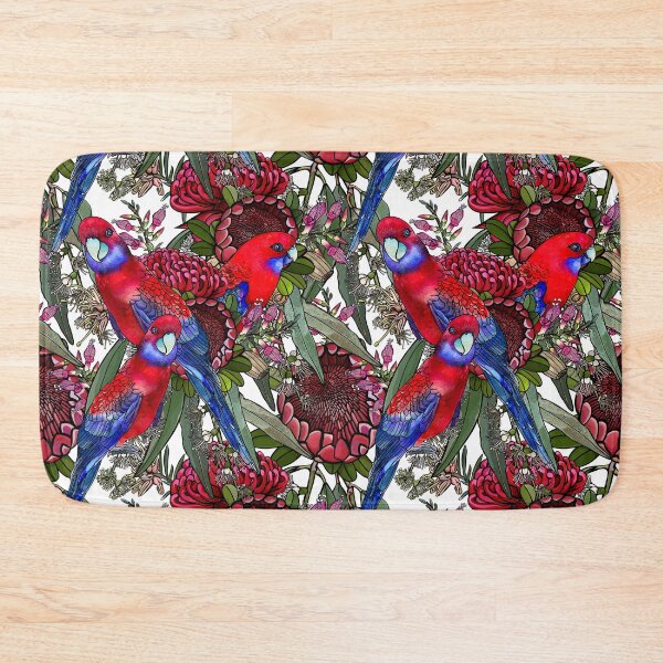 Artikelvorschau, Crimson Rosella - Australisches Vogelmuster entworfen und verkauft von Sketchbook Designs.