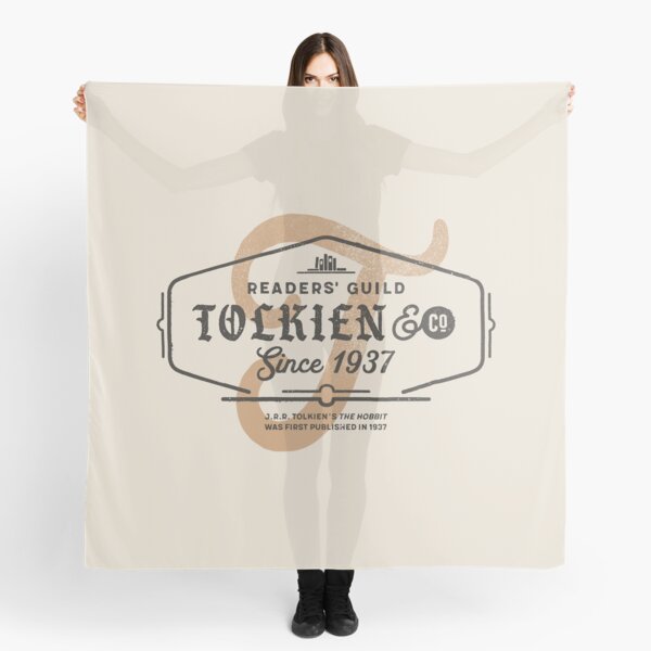 Tolkien Purple Book Scarf