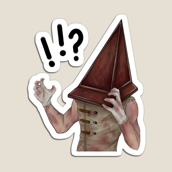 Pyramid Head Magnet for Sale by eriowos