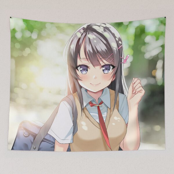 Item preview, Mai Sakurajima Rascal Does Not Dream of a Dreaming Girl Artwork designed and sold by hondart.