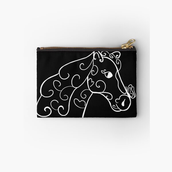 Item preview, Abstract horse and butterfly - white lines designed and sold by Antiope33.