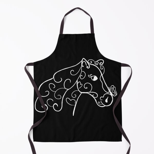 Item preview, Abstract horse and butterfly - white lines designed and sold by Antiope33.