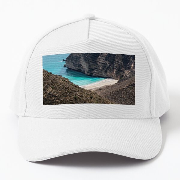 Hidden beach, Oman Baseball Cap
