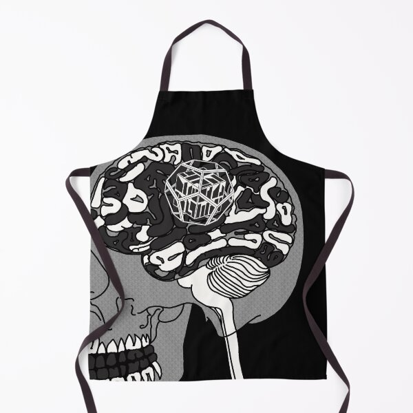 Item preview, Dodecahedron Black&White Glossy Brain Damage designed and sold by createVisions.