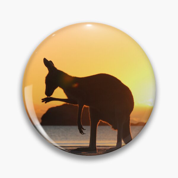 Item preview, Kangaroo grooming at the beach, Australia designed and sold by bookofwandering.