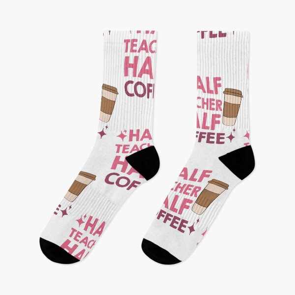Item preview, half coffee half teacher designed and sold by AdelDa19.