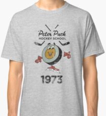 Camiseta clásica Escuela de hockey Peter Puck