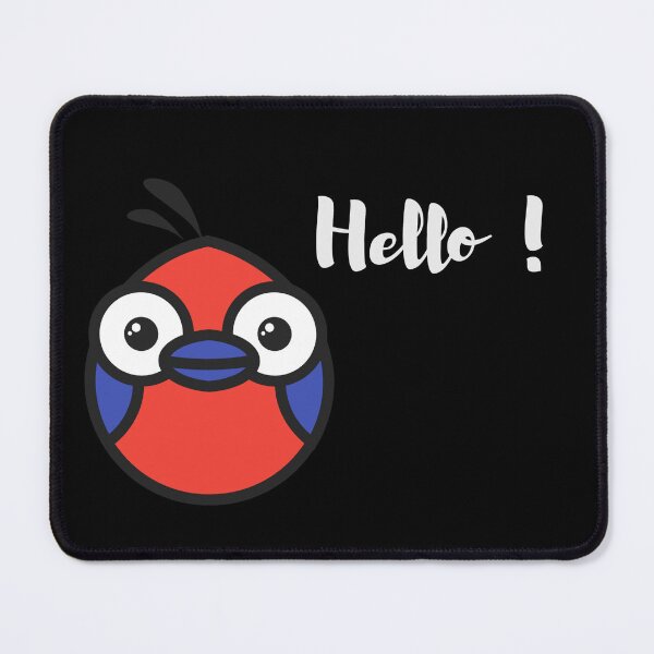 Item preview, Hello ! (parrot design) designed and sold by Nesro34.