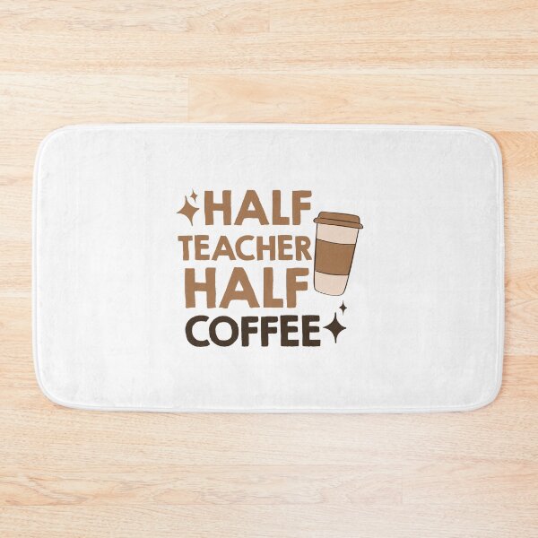 Item preview, half coffee half teacher designed and sold by AdelDa19.