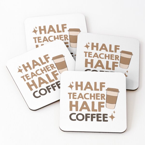 Item preview, half coffee half teacher designed and sold by AdelDa19.