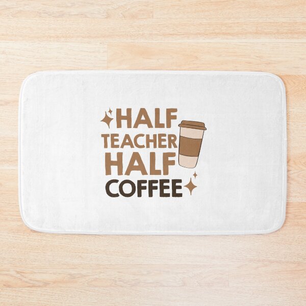 Item preview, half coffee half teacher designed and sold by AdelDa19.