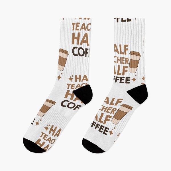 Item preview, half coffee half teacher designed and sold by AdelDa19.
