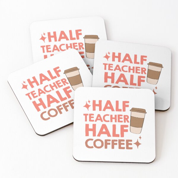 Item preview, half coffee half teacher designed and sold by AdelDa19.