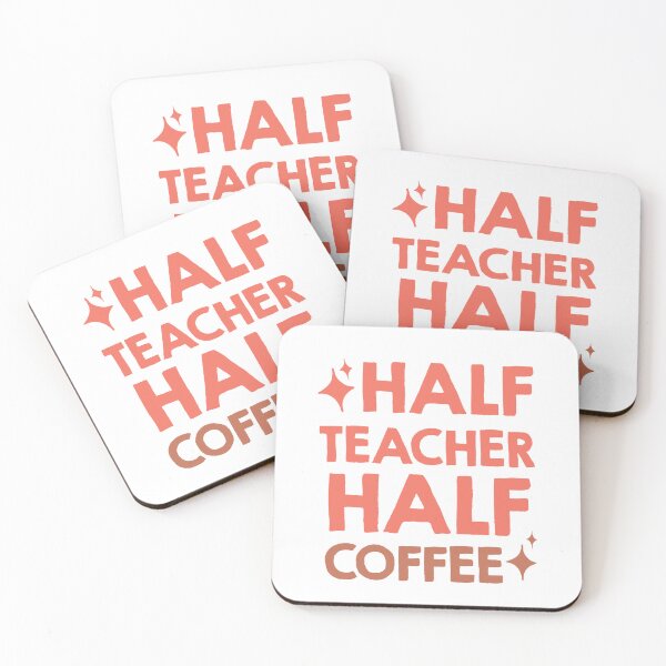 Item preview, half coffee half teacher designed and sold by AdelDa19.