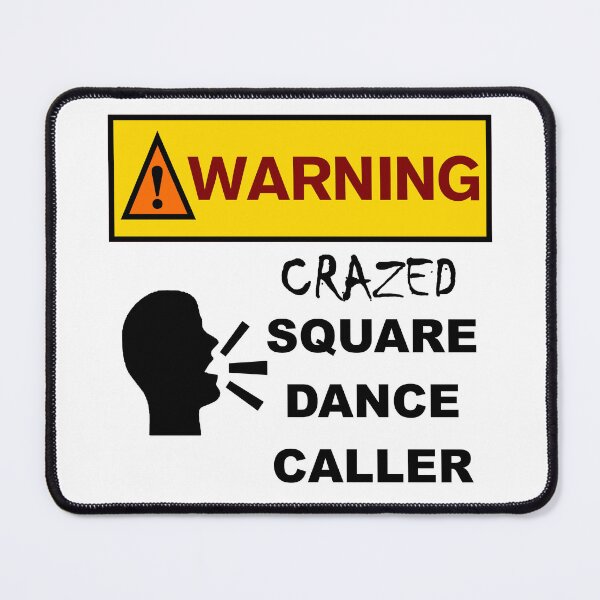 Item preview, Crazed Caller PRIVATE BLK designed and sold by Square Dancing Gifts & Merchandise.