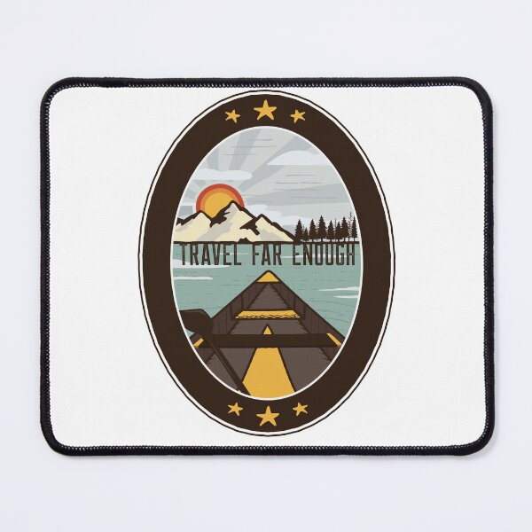 Item preview, Travel Far Enough Patch  designed and sold by joabaj.