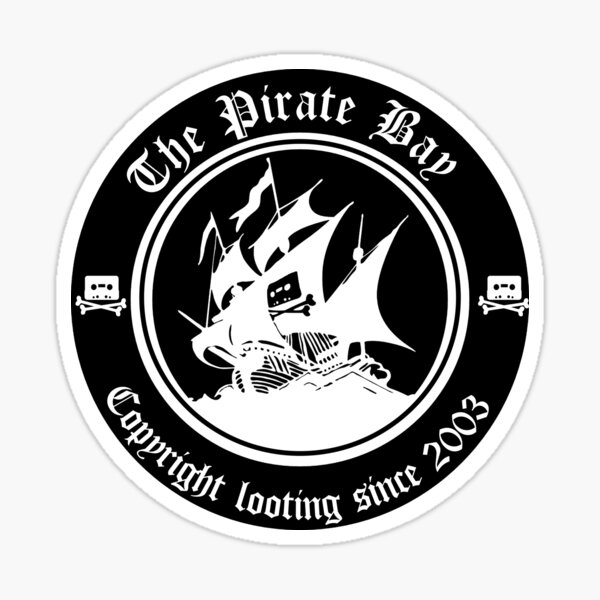 The Pirate Bay Stickers for Sale