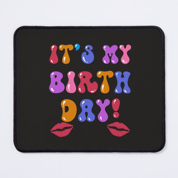 Item preview, It's My Birthday! Colorful Letter Print Shirt Birthday Party Team Bday Cute  T-shirt  designed and sold by AUAINO.