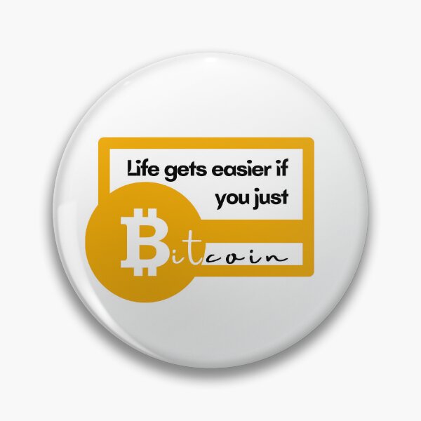 Item preview, Life gets easier if you just bitcoin designed and sold by CryptoBeings.