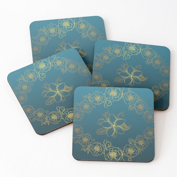 Item preview, Gold and Teal | Zen Art  designed and sold by JillyJ05.