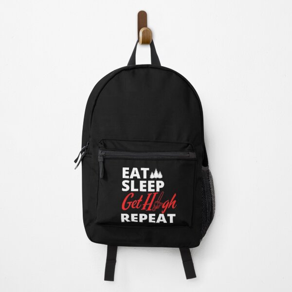 Item preview, Eat Sleep Get High Repeat -  Arborist Fun Graphic - Fun Arborist Gifts  designed and sold by WoodWorkingInc.