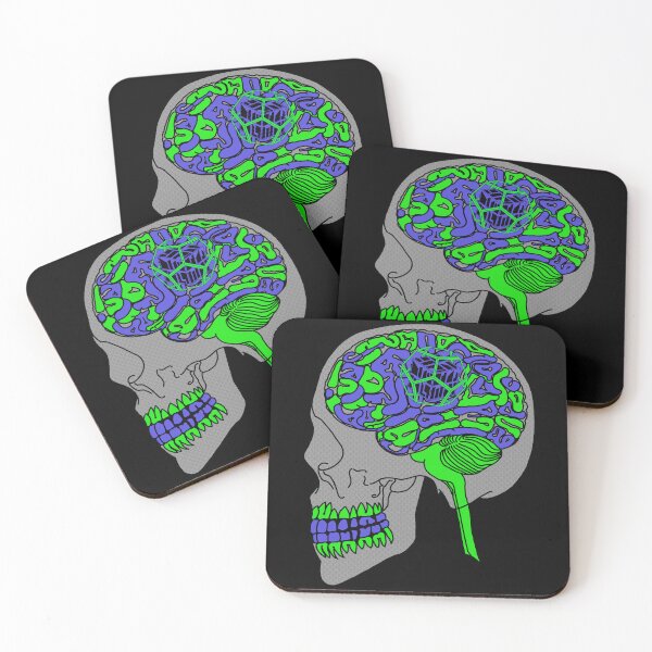 Item preview, Dodecahedron Blue&Green Brain Damage designed and sold by createVisions.