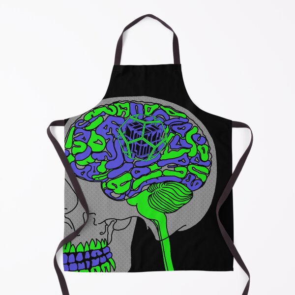 Item preview, Dodecahedron Blue&Green Brain Damage designed and sold by createVisions.