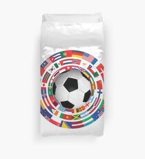 Weltflagge Fußball Fußball Cup-Sammlung Bettbezug
