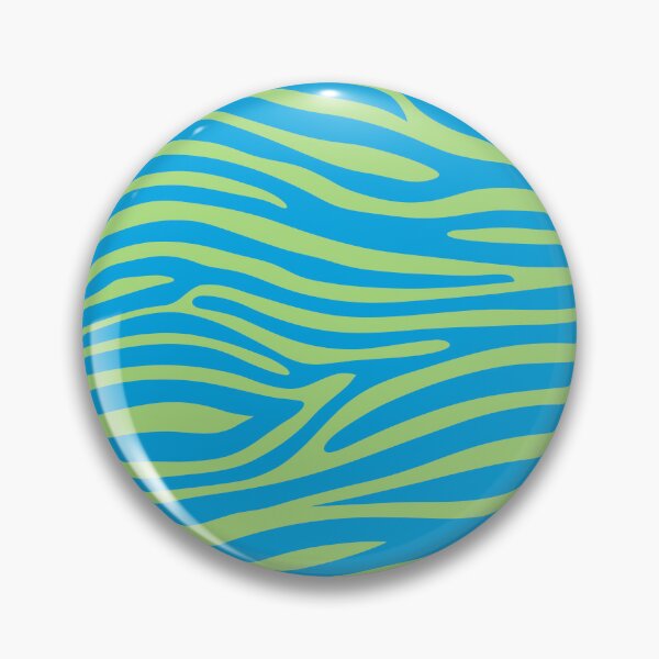 Item preview, Blue and Green Zebra Print designed and sold by Ayoub14.