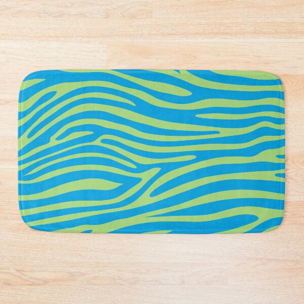 Item preview, Blue and Green Zebra Print designed and sold by Ayoub14.