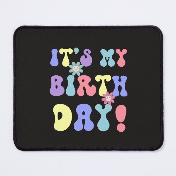 Item preview,  It's My Birthday! Happy Birthday Party Team Bday Pastel Letter Print Cute  T-shirt  designed and sold by AUAINO.