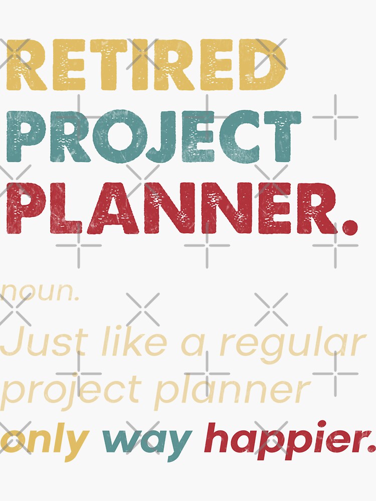 Project Planner Retired Retro Definition Design Sticker For Sale By retro-meaning-of-retro-youtube