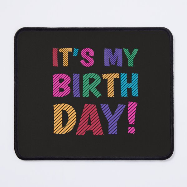 Item preview, It's My Birthday! Happy Birthday Party Team Bday Colorful Letter Print Cute T-shirt  designed and sold by AUAINO.