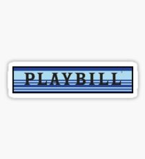 dear evan hansen playbill design Sticker