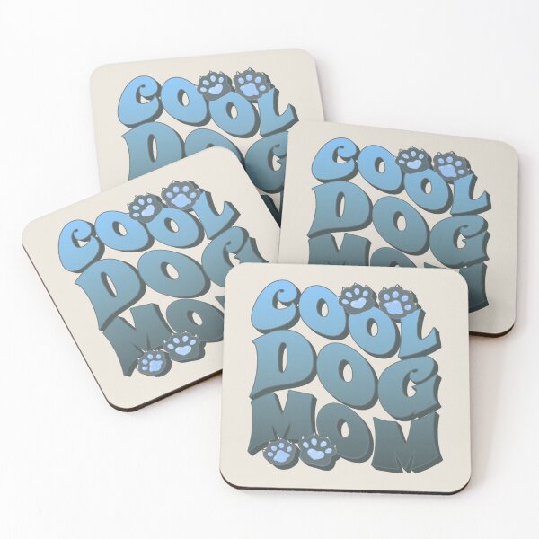 Item preview, Blue Cool Dog Mom, Great Slogan For All Moms Who Own A Dog designed and sold by TrulyEpoque.