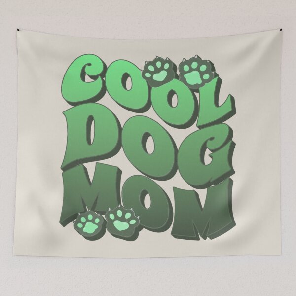 Artikelvorschau, Grüne coole Hundemama, toller Slogan für alle Mütter, die einen Hund besitzen entworfen und verkauft von TrulyEpoque.