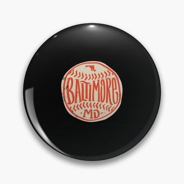 Item preview, Hand Drawn Baseball for Baltimore with custom Lettering- Limited Edition | Perfect Gift designed and sold by claowendy.