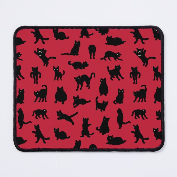 Item preview, Void Cats Pattern (Red) designed and sold by Tofu's Pixel Art Store.