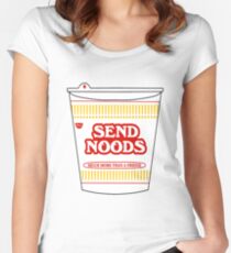 Send Noods Fitted Scoop T-Shirt