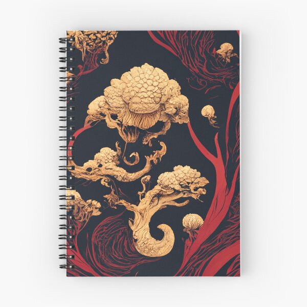 Item preview, Red on Black with Golden Bulbs designed and sold by Shr00mDesign.