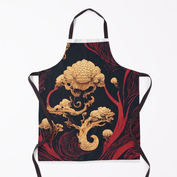 Item preview, Red on Black with Golden Bulbs designed and sold by Shr00mDesign.