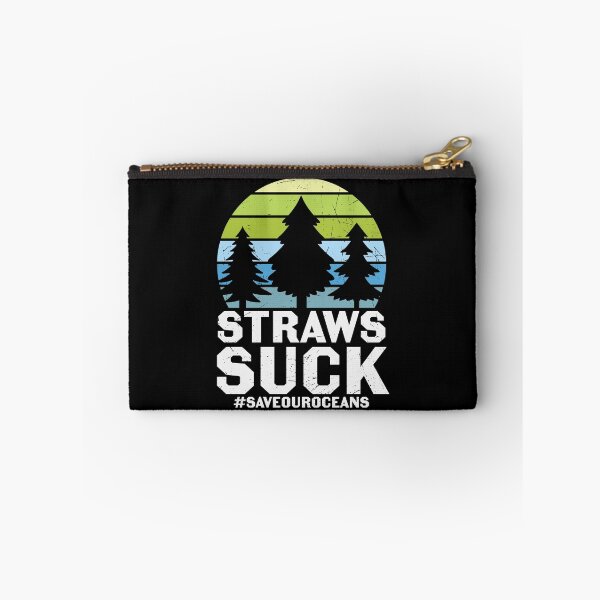 Item preview, Straws Suck #SaveOurOceans designed and sold by proearth2022.
