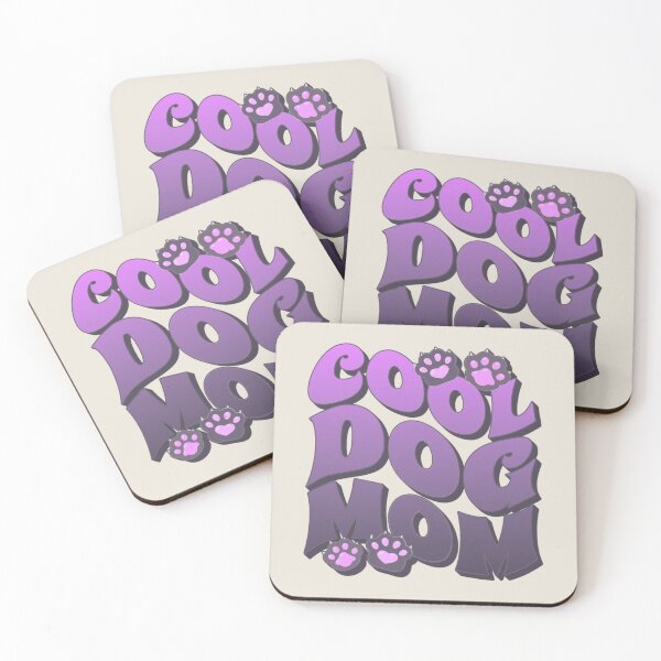 Item preview, Purple Cool Dog Mom, Great Slogan For All Moms Who Own A Dog designed and sold by TrulyEpoque.