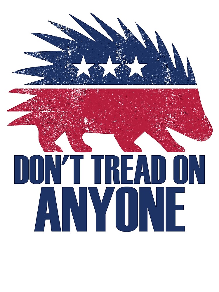 Thumbnail 3 von 3, Tuch, Don't Tread On Anyone Porcupine Libertarian Gear designt und verkauft von DynamicDesign.